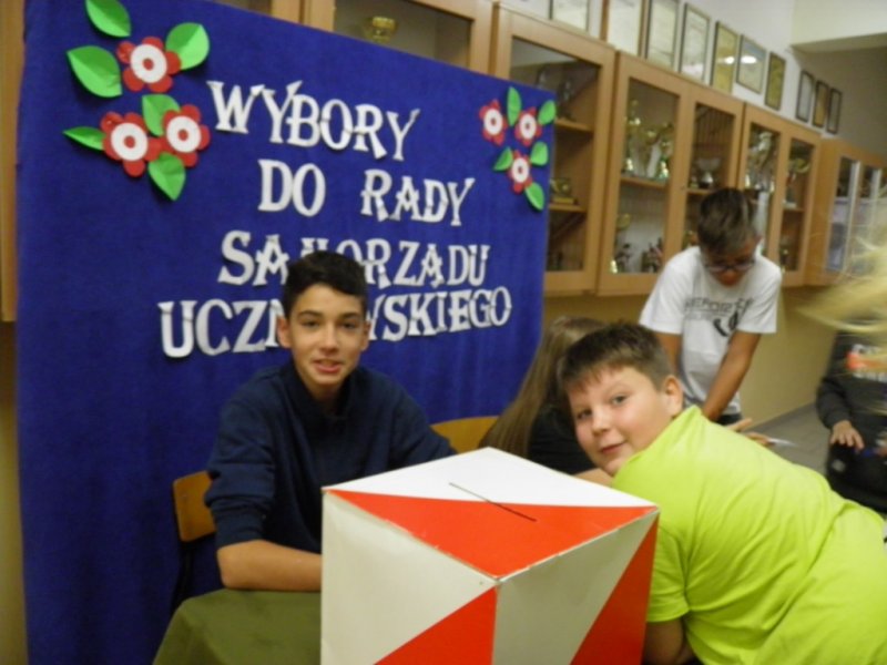 Wybory do rady samorządu uczniowskiego